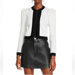 Alice and Olivia like new Chic White and Black Textured Jacket